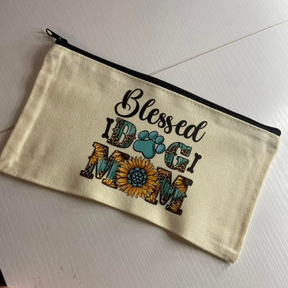 Dog Mom Zipper Pouch